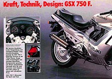 1989 GSX750F sales brochure